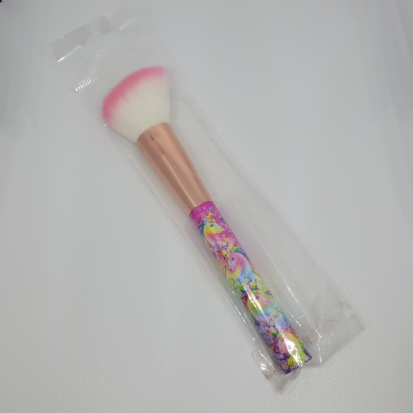 Glamour Dolls X Lisa Frank Angled Face Brush Dip Dyed Unicorns🦄 Butterfly NWT - Picture 13 of 13
